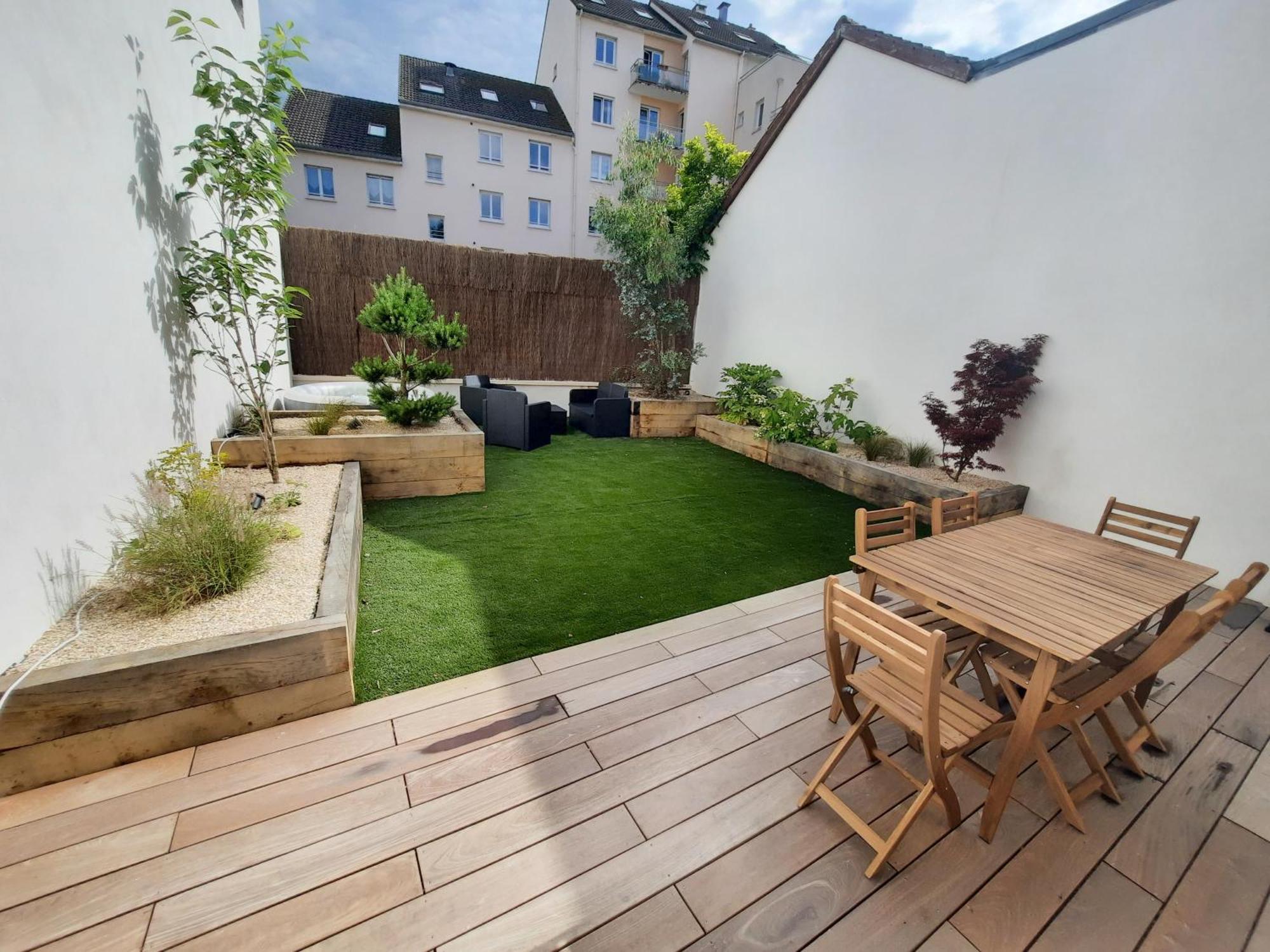 L'Oasis - Maison Design Avec Jardin Et Spa Dijon Exterior photo